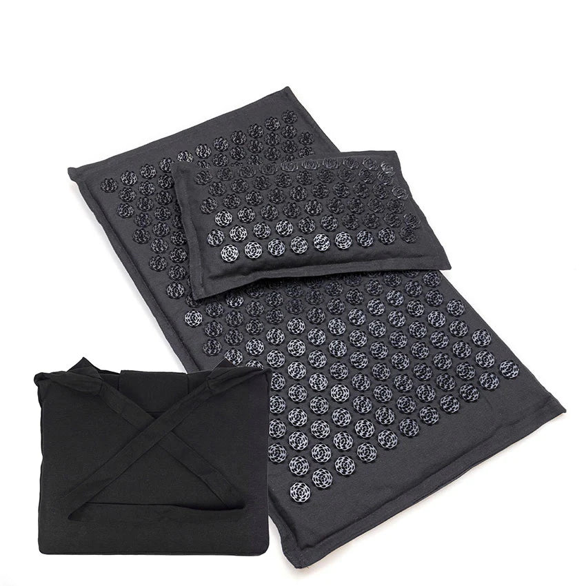 Deep Black Acupressure Mat