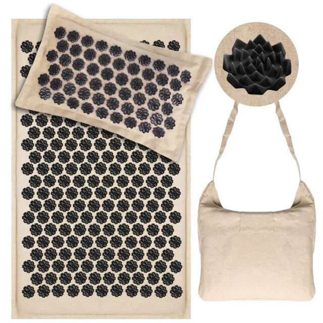 black acupressure mat